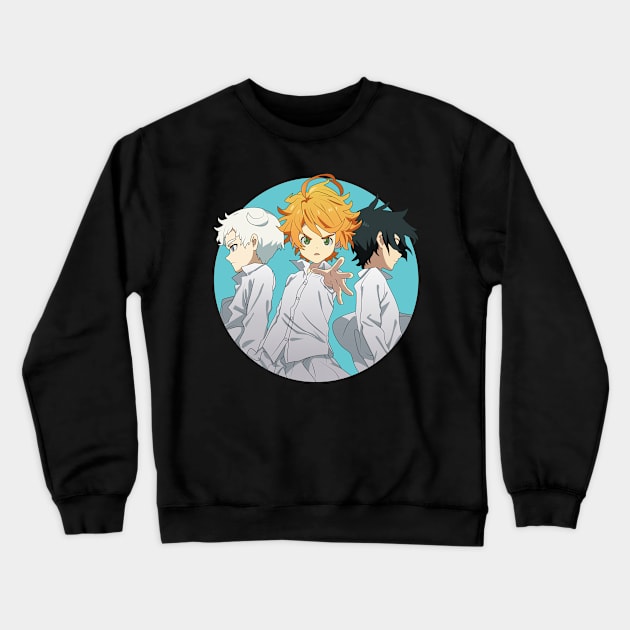 the promised neverland Crewneck Sweatshirt by Hala Art